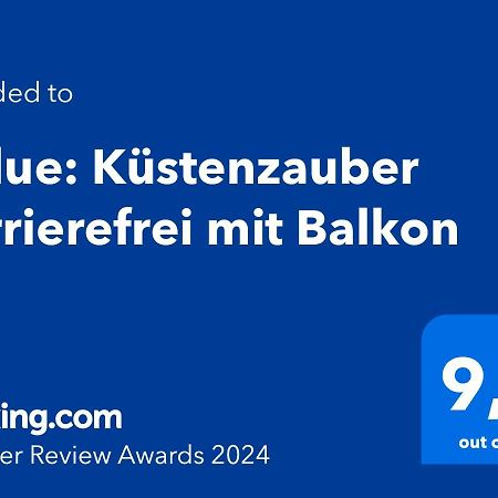 Cblue: Kuestenzauber Barrierefrei Mit Balkon Heiligenhafen Extérieur photo